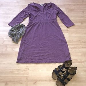 Boden mauve cotton dress